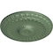 Ekena Millwork Linus Ceiling Medallion, Hand-Painted Athenian Green, 11 1/4"OD x 1 1/8"P CM11LIAGF - alternate 4